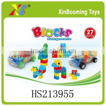 Funny plastic building block toys , educational toys