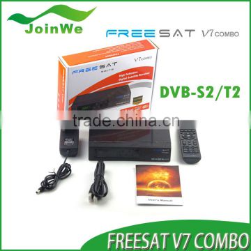 2016 Hot Selling New Model Open Box Amiko Support S2+t2 Free To Air Freest V7 Combo With Multi Cas Internet Sharing Iptv