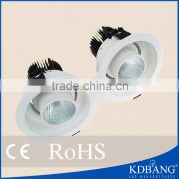 2*15w cob downlight,recessed led ceiling light