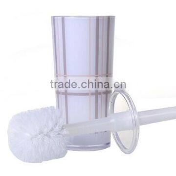 England Style Plain Plastic Toilet Brush Set Toilet Brush Holder