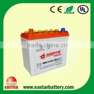 DIN standard dry car battery