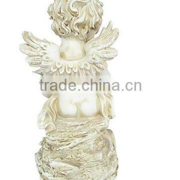 Polyresin Garden Angel Statues Bird Feeder photo-4