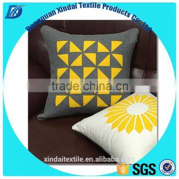 High-quality invisible zipper sofa foursquare Printed Woven wool fleece pillowcase