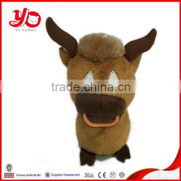 Wholesale stuffed cow animal toy 25cm plush animal toy cow