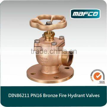 Bronze DIN86211Straight 2.5 Fire Hydrant Landing Valve for Fire Fighting Equipment photo-4