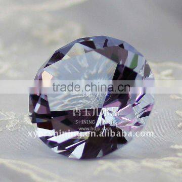 Personized diamond cut crystal