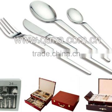 24pcs /72pcs stainless steel silver cutlery set