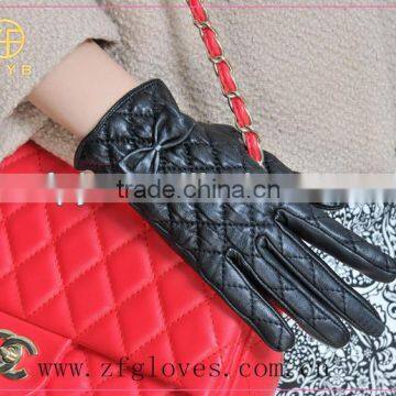 New Style Fashion Leather Gloves For Lady