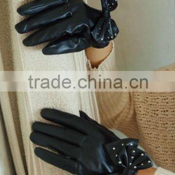 deerskin leather fashion glove