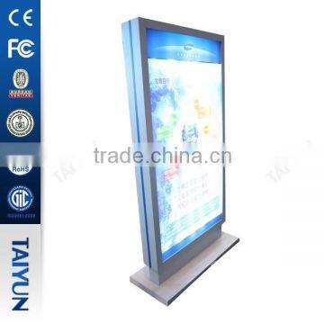 65 inch Simple Design Bus Station Standalone Advertising Kiosk