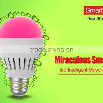 Smart LED ceiling lamp Bluetooth music speaker with mobile phone App Control,give you a wonderful life