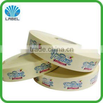 frozen food Grage labels in roll