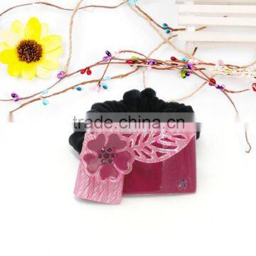 hot sell and high quality flowers elastic hair bands for girls