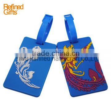 Bespoke soft pvc tag wholesale pvc luggage tag