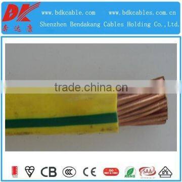 yellow/green standed earthing y g cable by IEC60227