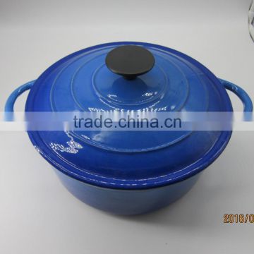 25cm cast iron casserole, cast iron roaster, porcelain enameled cast iron cookwares, cast iron enamel coat pots, cast iron woks,