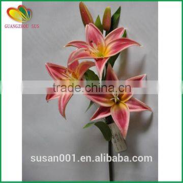 Wholesale Real Touch Tiger Orchids pu Artificial Flowers