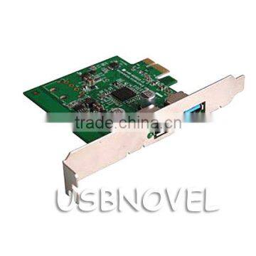 High quality PCI Express to 2 ports USB3.0 converter card