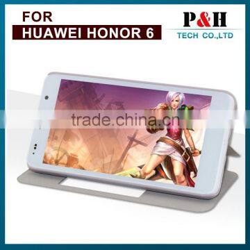 Mofi Leather Case for Huawei Honor 6 Plus Mobile Phone Case photo-2