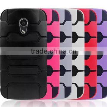 2 in 1 Tank Piano Armor Hybrid Silicon Case For Motorola Moto G2