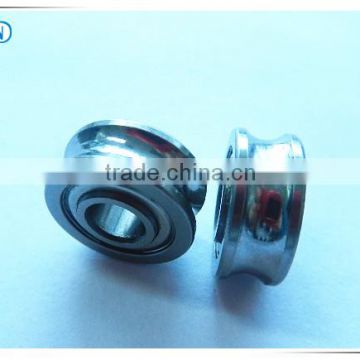 chrome steel/ stainless steel SG 15-1 U groove guide wheel bearing