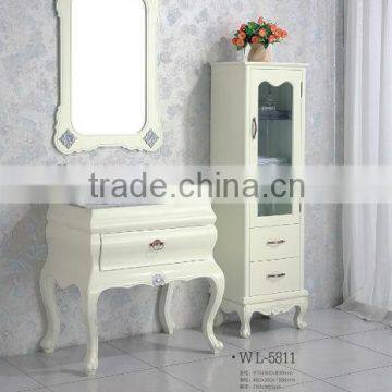 2013 Hot sell European Antique Solid Wood Bathroom Vanity 5811