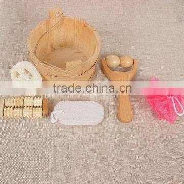 Natural Wooden/bamboo Bath and Body Spa Gift Set photo-4