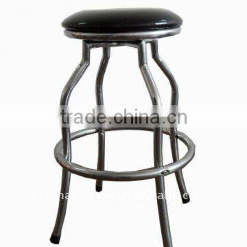 dual ring swivel barstool chair with fat pad CY805