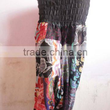 Ladies Trouser Aladdin harem pants Boho Hippie Pant Printed Patch work Fashionable Trouser