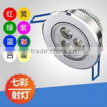 dimmable 4w 3w 5w led celling downlighting 3W high power led celling downlights hot sale led downlights china