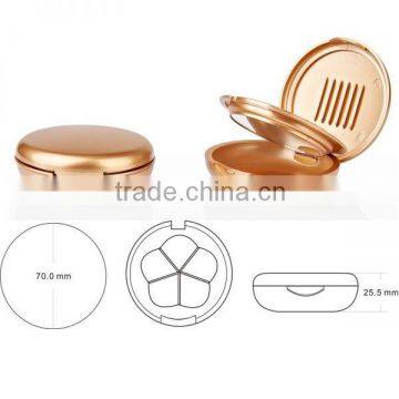 Skylight Coffee Pressed Powder Case With Mirror