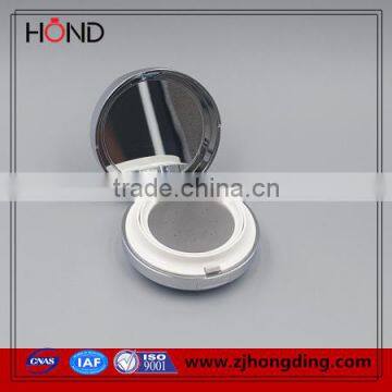 silver color promotion products empty cosmetic compacts for make up and cosmetic,loose powder container,cosmetic container