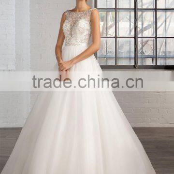 (MY7787) MARRY YOU Bridal Gowns Sleeveless Embroidered Wedding Dresses China