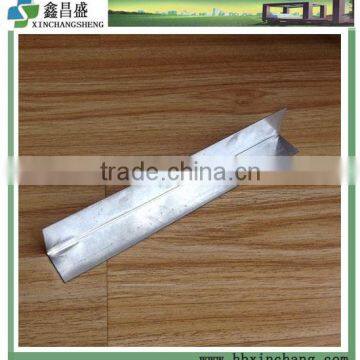 Galvanized light steel drywall angle