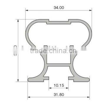 OPK-F01-02 Profiles for Wardrobe Sliding Door System