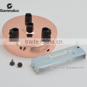 Good Price High Quality Ceiling Rose(4 Ways) Made in China Copper