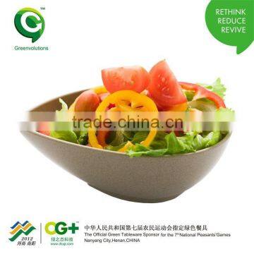 Hot sale Alibaba website rice husk fiber dinnerware sets creatvie drop-shaped bowl                        
                                                Quality Choice