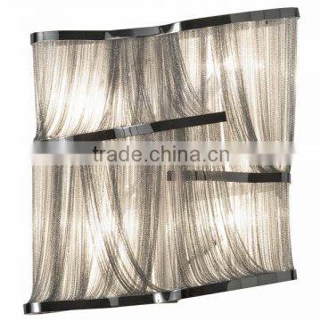 0813-32 nickel chain Atlantis shimmering light Wall Light lamp Like water in the ocean