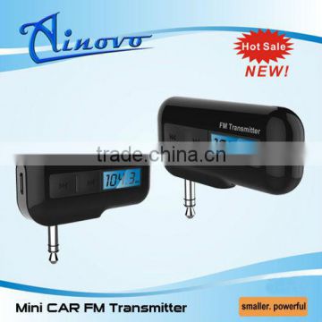 For iPhone5 mini Car FM transmitter and fm radio broadcast transmitter