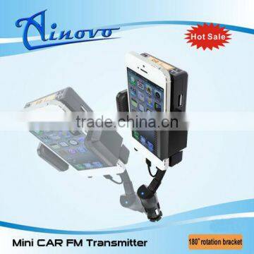 2016 hot selling and newest design all kits transmitter fm For iphone 5 with car dvd vcd cd mp3 mp4 player