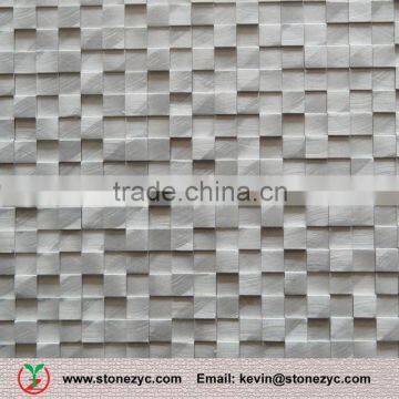 Fashional 3D decoration metal mosaic pettern for wall