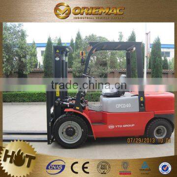 Forklift YTO CPCD50A 5TON, forklift clamp and blue light forklift