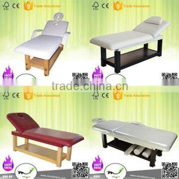 2016 heat treatment bed 008 China factory spa furniture wooden massage table