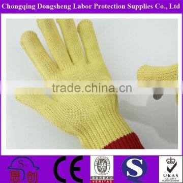 ANSI stand Yellow Kelvar Cut Resistant touch glove