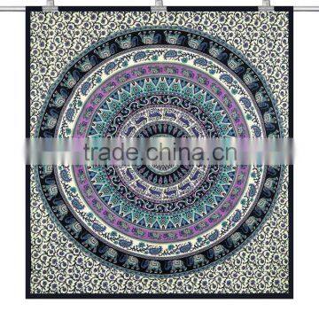 Elephant mandala tapestry indian tapestry bedspread bohemian hippie tapestry beach throw Indian Mandala Tapestry Wall Hanging