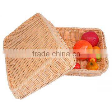 Comfortably carry items used for carrying or holding things PE rattan tray