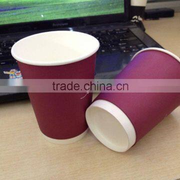 hot sale disposablel paper cup coffee double wall paper cups