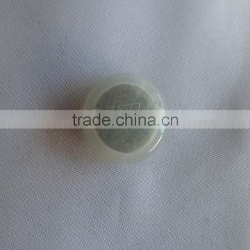 Transparent high quality metal plastic button for clothing