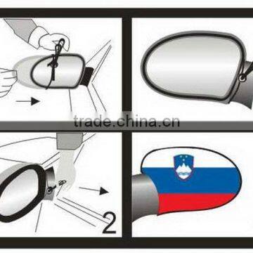 High Quality Top Sell Custom Logo Design Car Mirror Flags photo-6