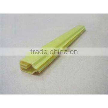 Yellow PVC plastic folder